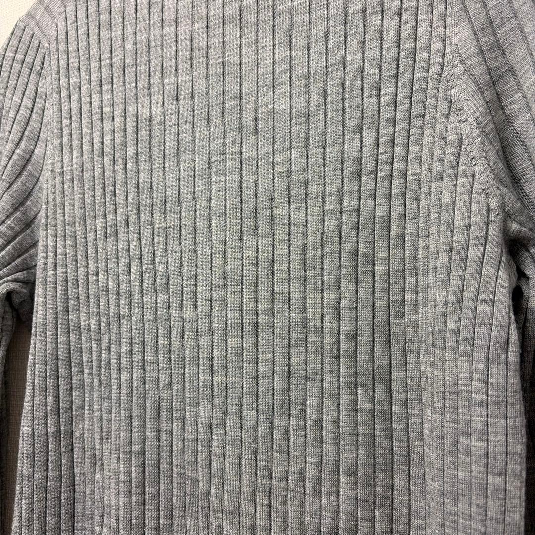 美品 Deuxieme Classe ポロシャツニット カーディガン グレー