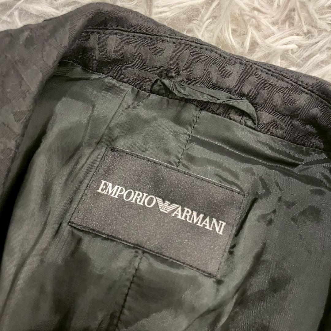 『EMPORIO ARMANI』ジャガードテーラードジャケット　長袖　イタリア製