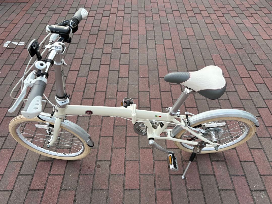 「フィアット」軽量折り畳み自転車(20㌅)お届け出来ます。お引き取り大歓迎。
