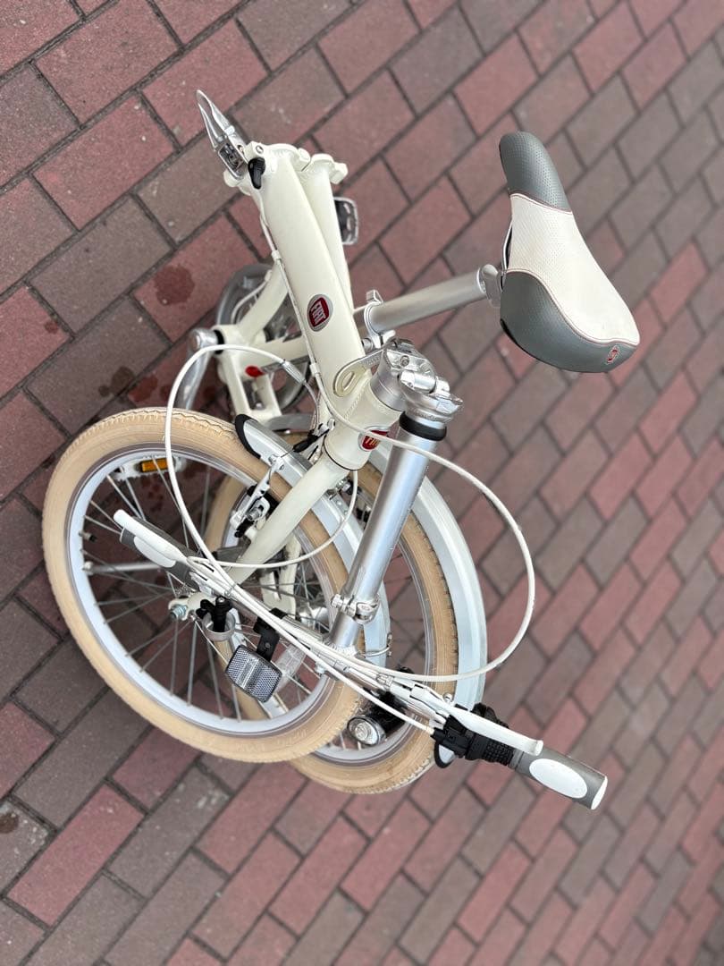 「フィアット」軽量折り畳み自転車(20㌅)お届け出来ます。お引き取り大歓迎。