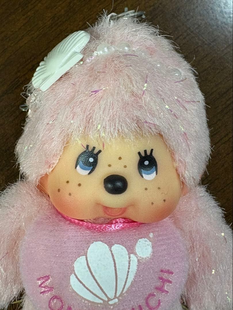 モンチッチ　ピンクぬいぐるみキーホルダー　三重県限定