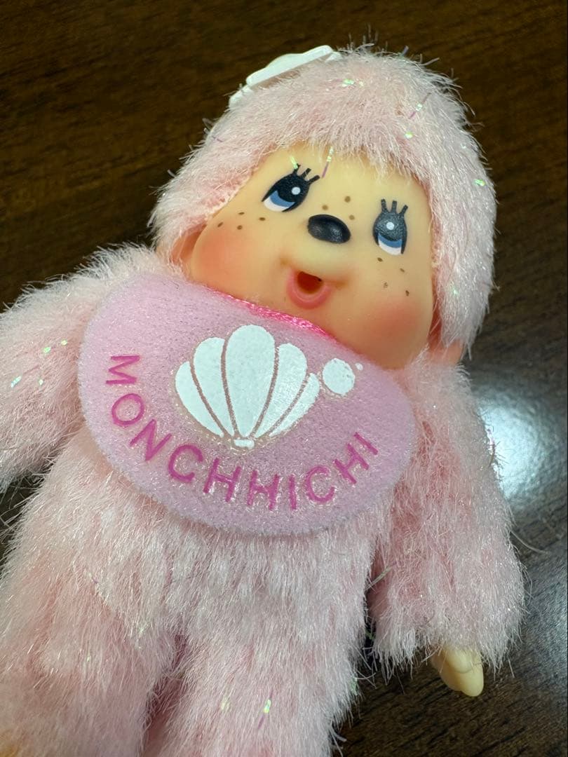 モンチッチ　ピンクぬいぐるみキーホルダー　三重県限定