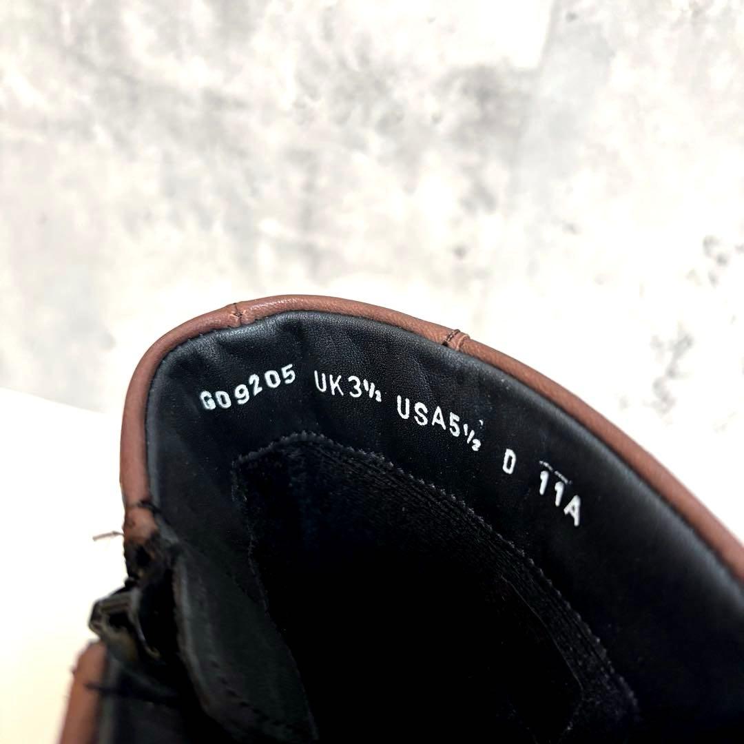 新品タグ【Clarks】クラークス ショートブーツ ブラウン 23cm レザー