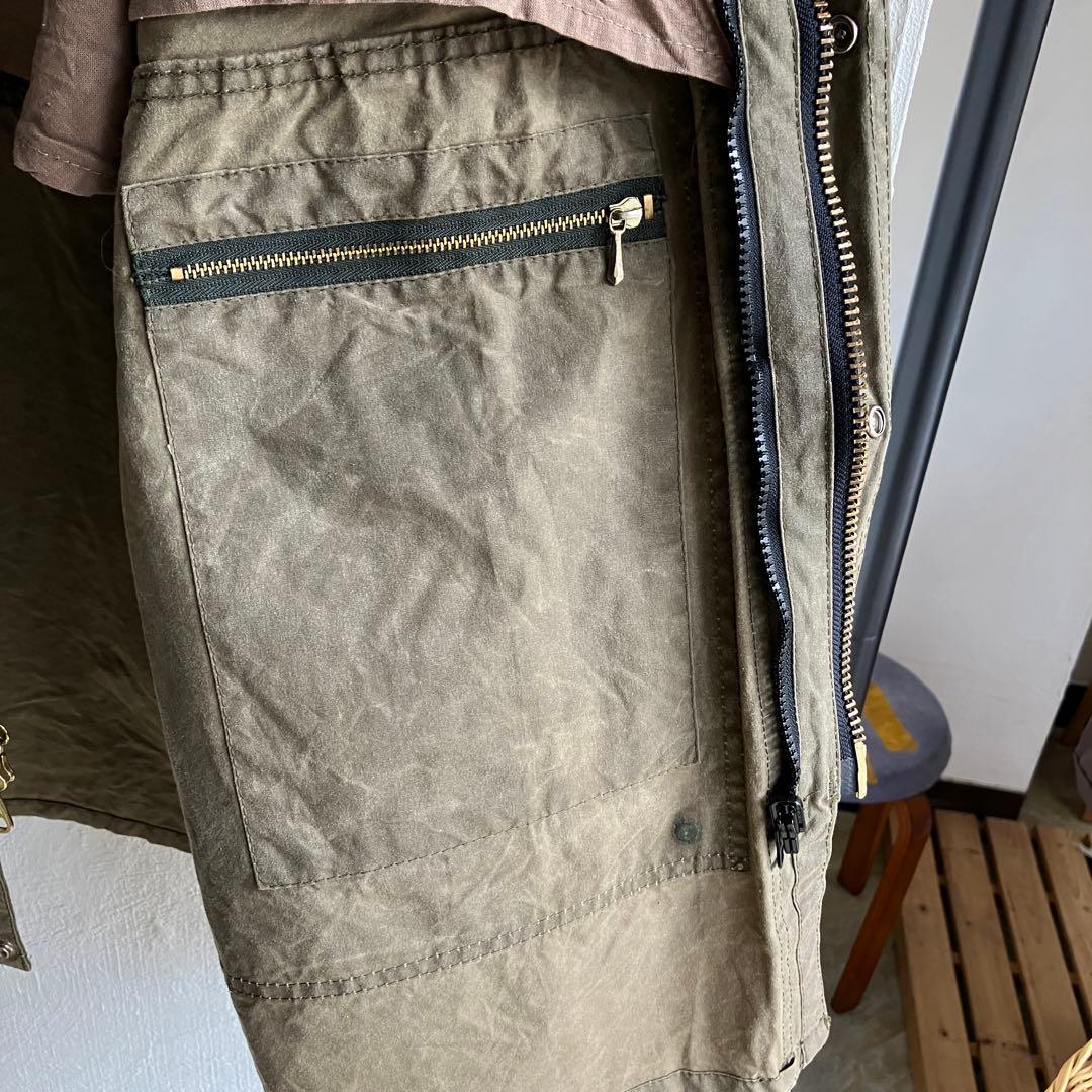 USA製 FILSON オイルドコットン フードジャケット フィルソン
