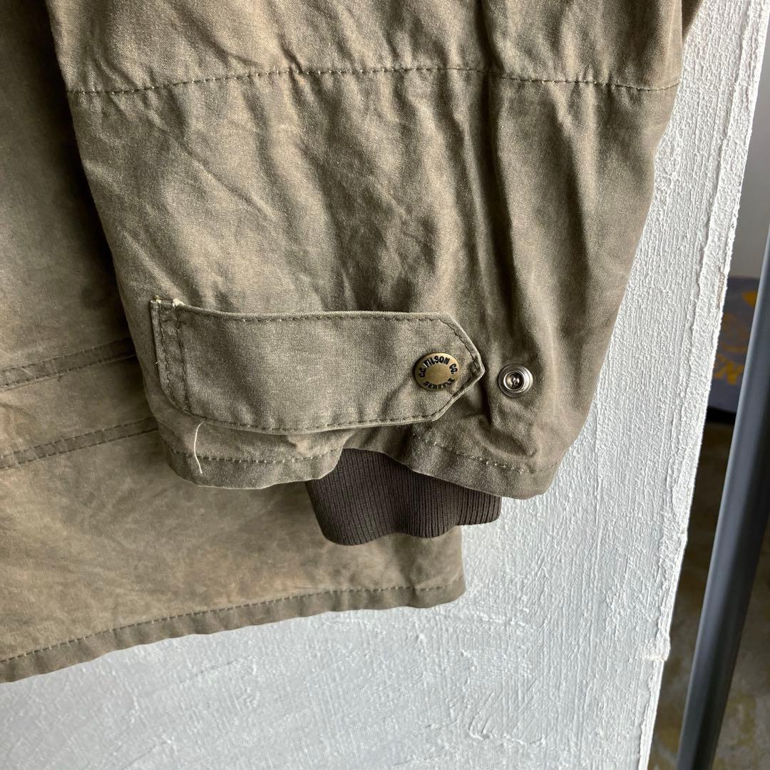 USA製 FILSON オイルドコットン フードジャケット フィルソン