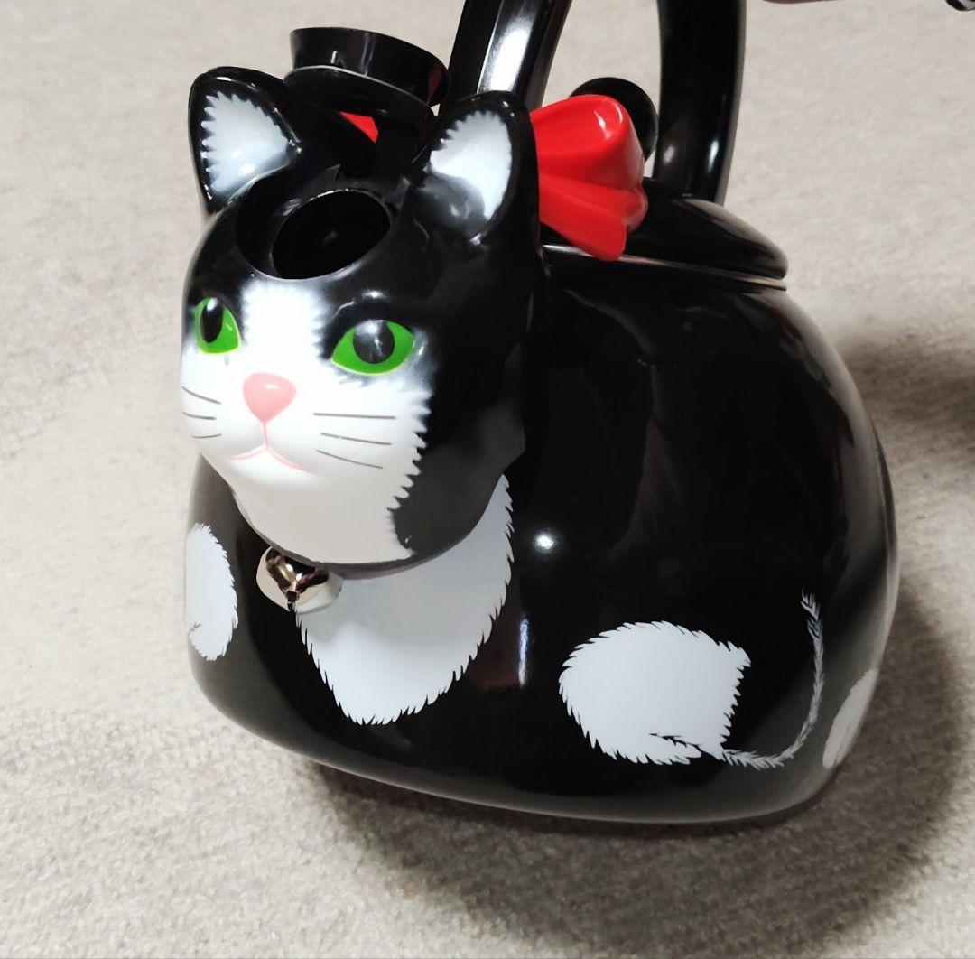 希少☆猫ケトル☆猫の笛吹きやかん☆