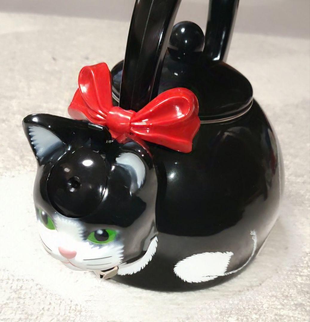 希少☆猫ケトル☆猫の笛吹きやかん☆