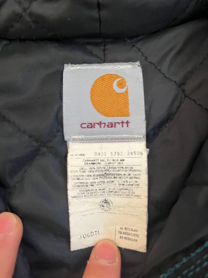 carhartt 海外製　J06DTLアクティブジャケット ダック ブルゾンXL