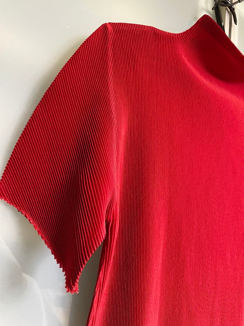 PLEATS PLEASE ISSEY MIYAKE カットソー赤タグ切