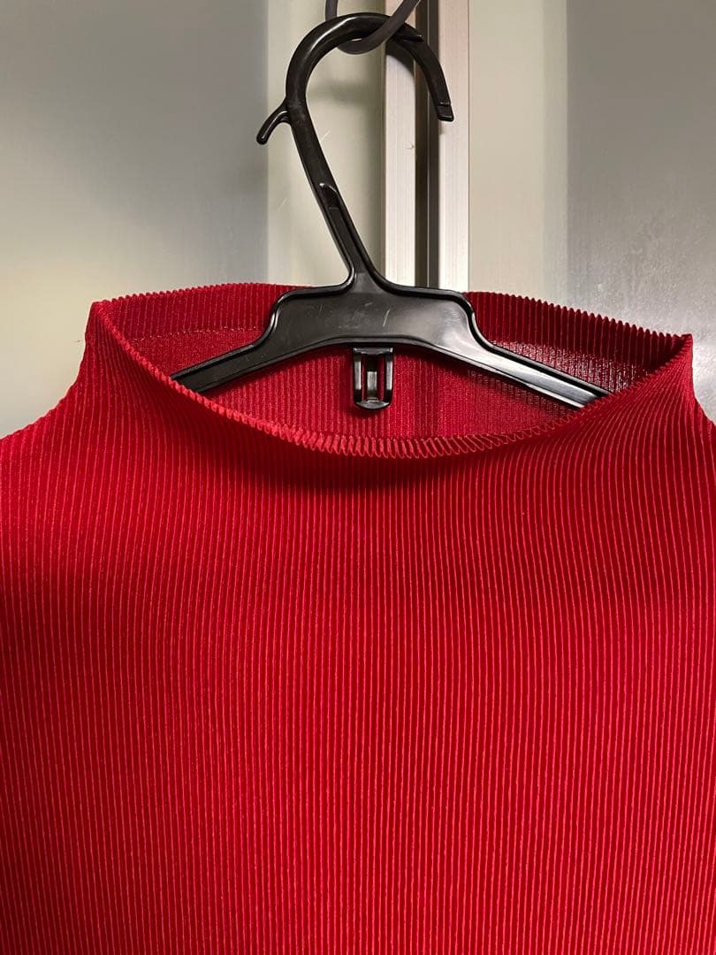 PLEATS PLEASE ISSEY MIYAKE カットソー赤タグ切
