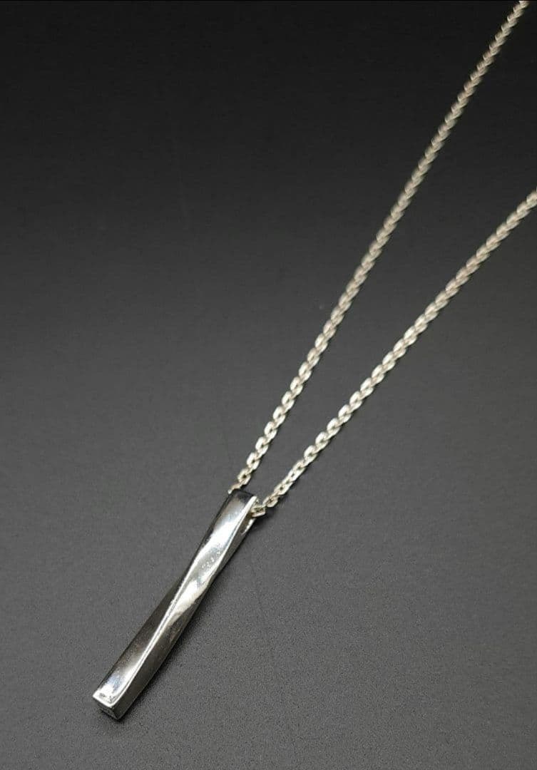 silver925 ペンダント ネックレス スティック シンプル トップ 純銀