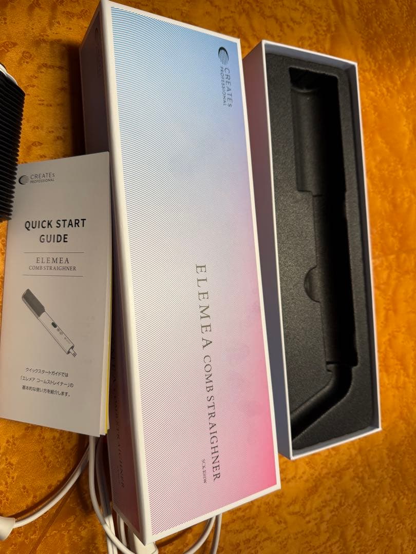 ELEMEA COMB STRAIGHTENER ホワイト