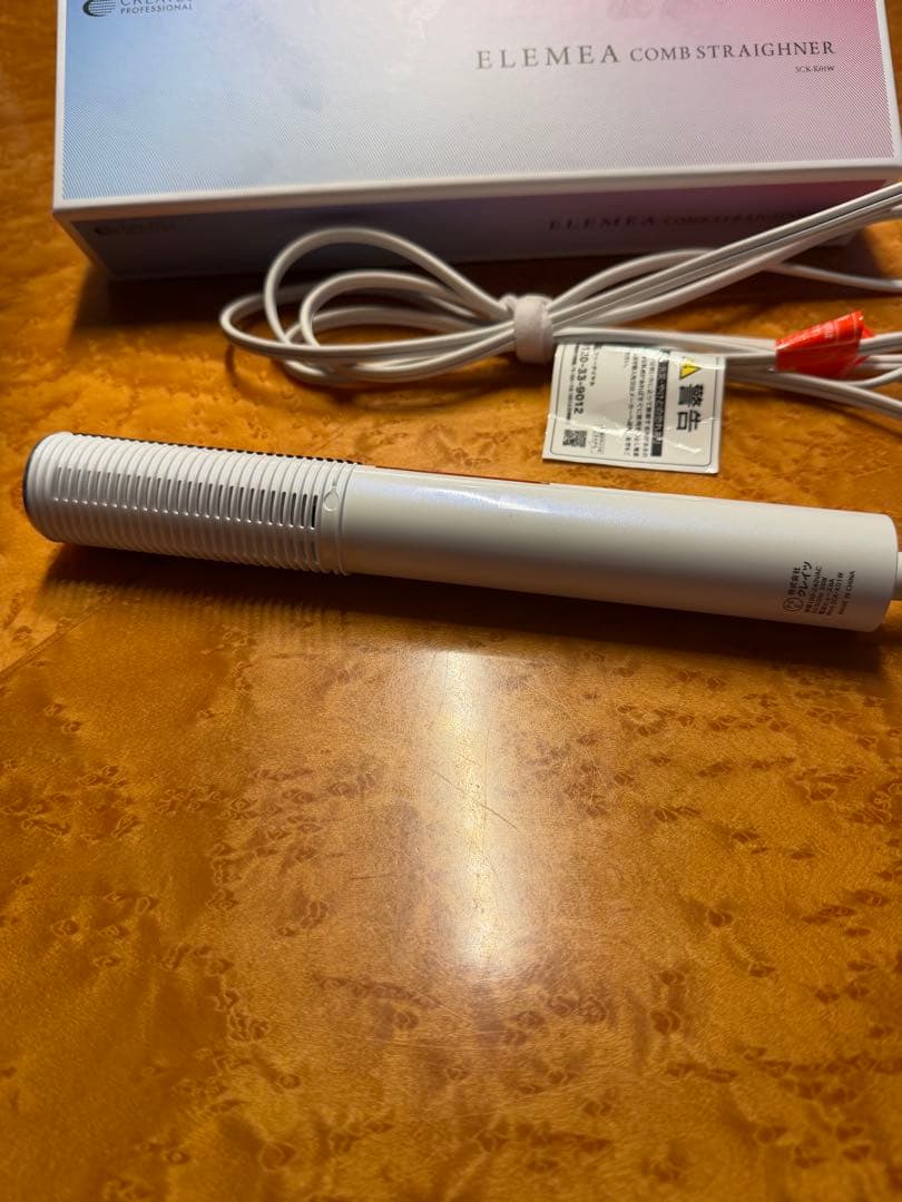 ELEMEA COMB STRAIGHTENER ホワイト