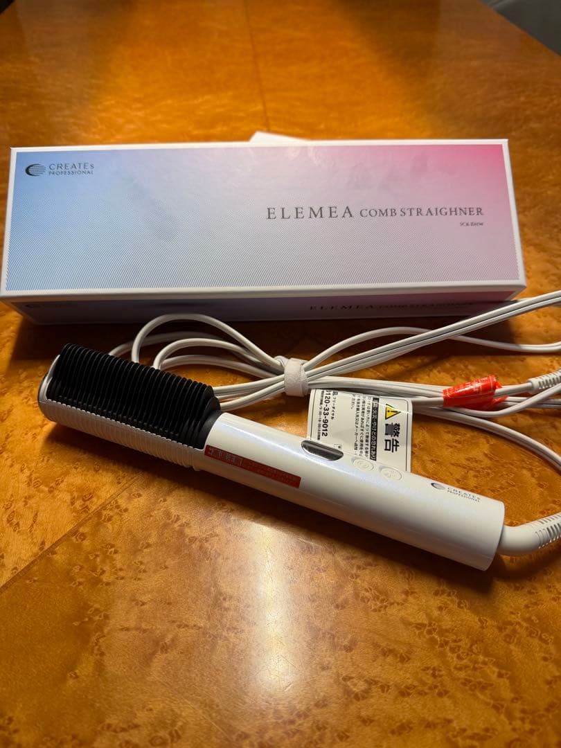 ELEMEA COMB STRAIGHTENER ホワイト