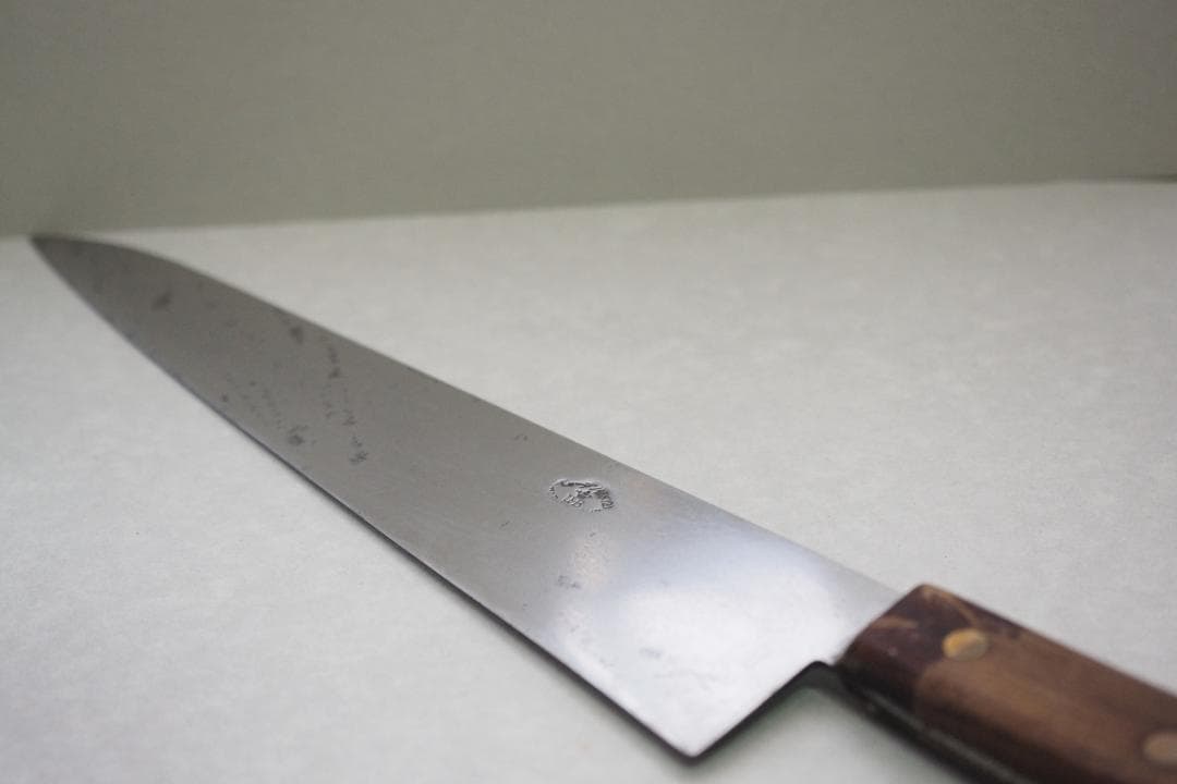 有次　牛刀（片刃）　尺１（33ｃｍ）スウェーデン鋼　K121