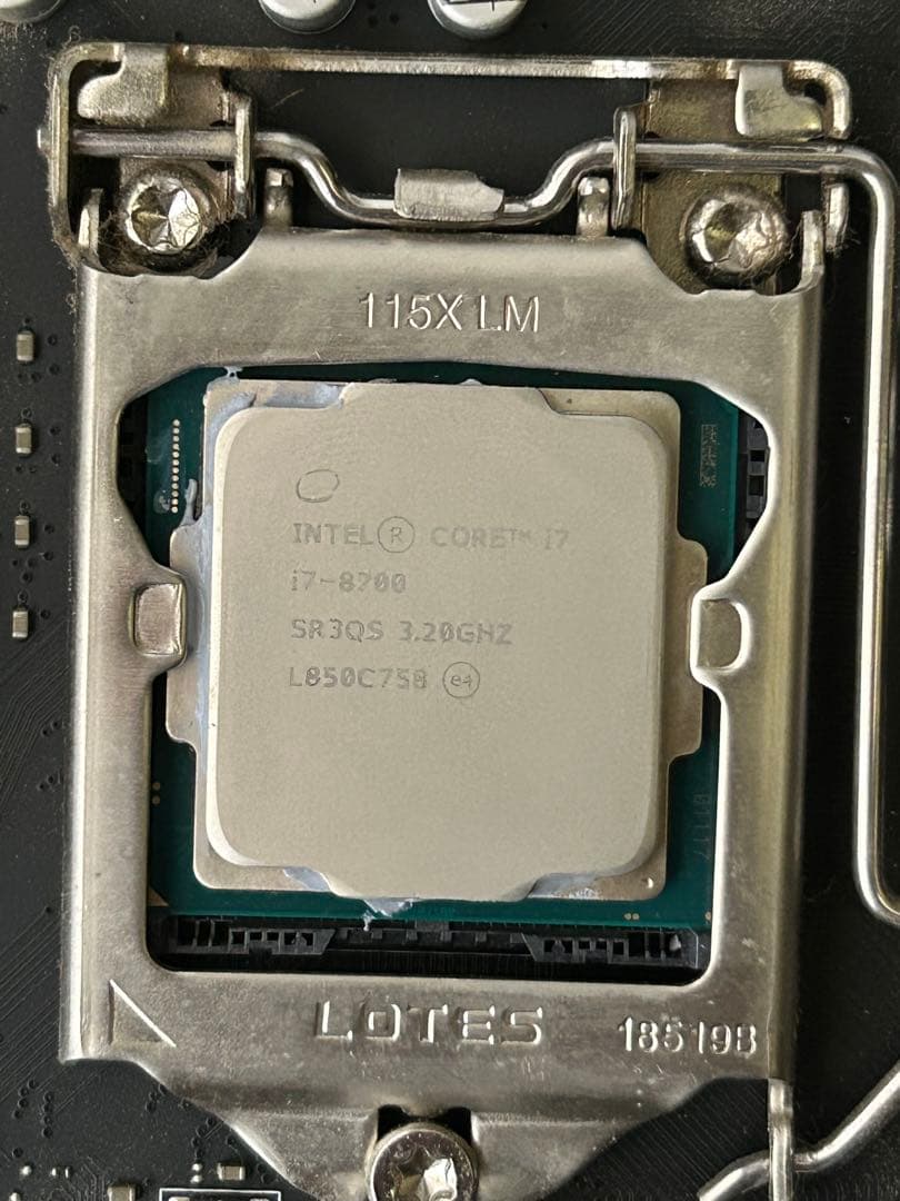 マザーボード+intel Core i7 8700