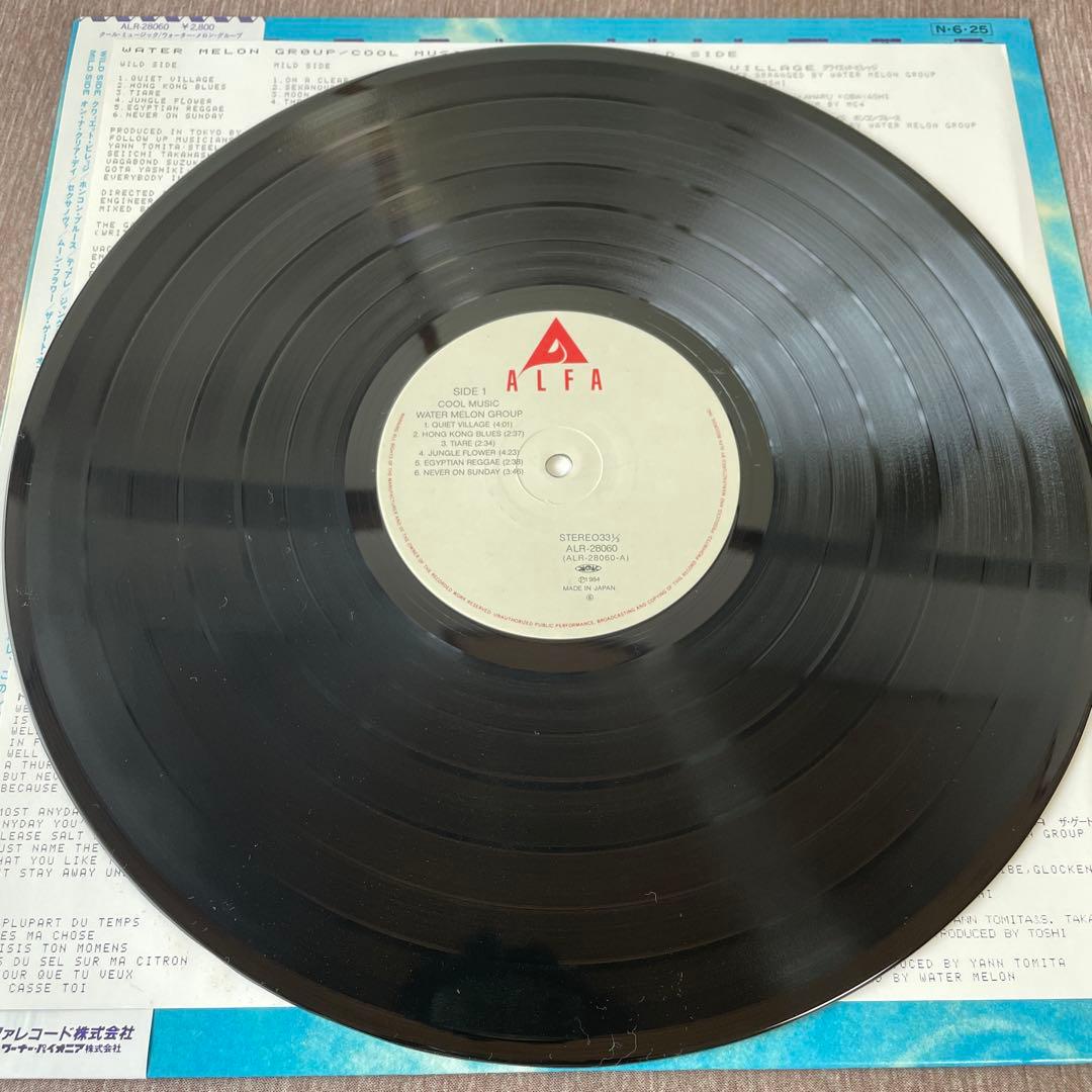 WATER MELON GROUP「COOL MUSIC」 レコード