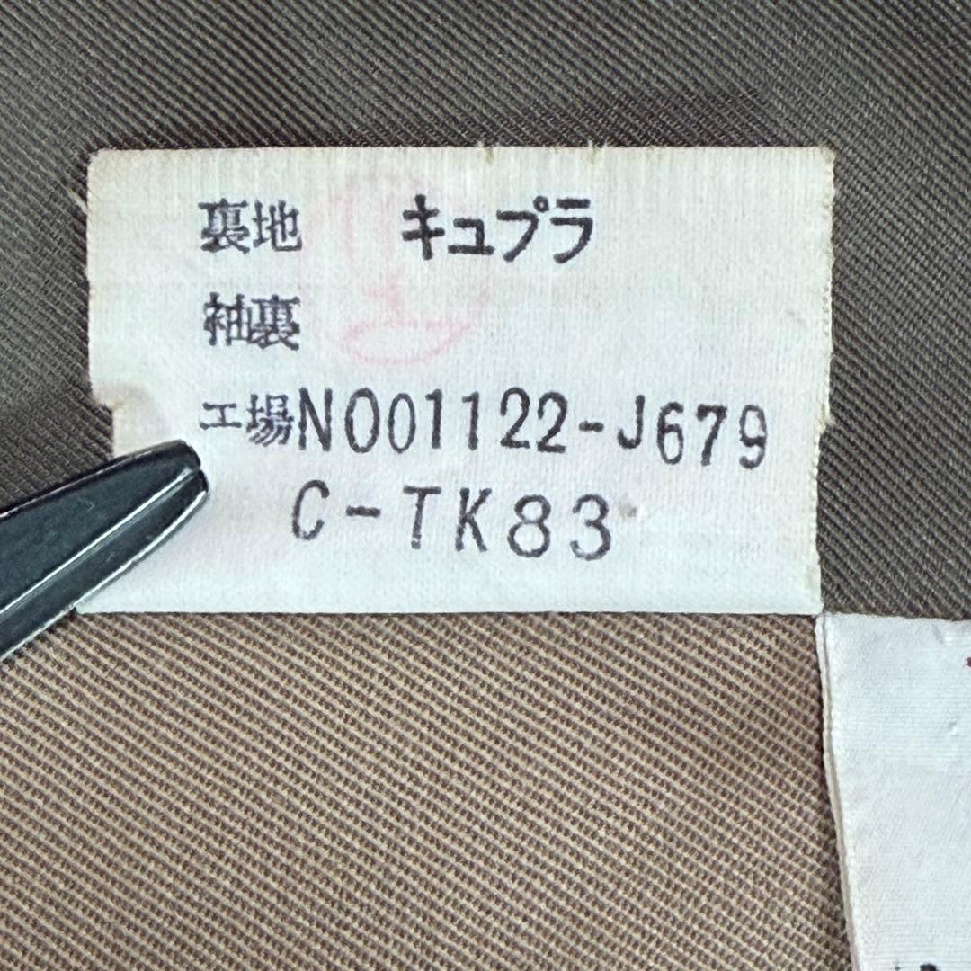 極美品 バーバリーズ トレンチコート ダブル ウール ライトブラウン