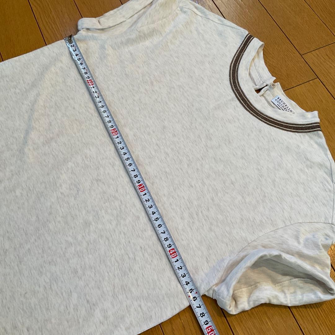 ブルネロクチネリ　モニーレTシャツ　ライトベージュ　XS表記