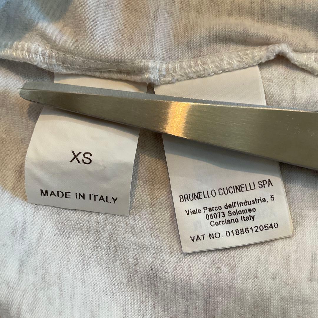 ブルネロクチネリ　モニーレTシャツ　ライトベージュ　XS表記
