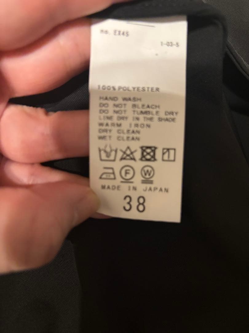 フレームワーク　ハッスイポンチョトレンチコート　38 黒