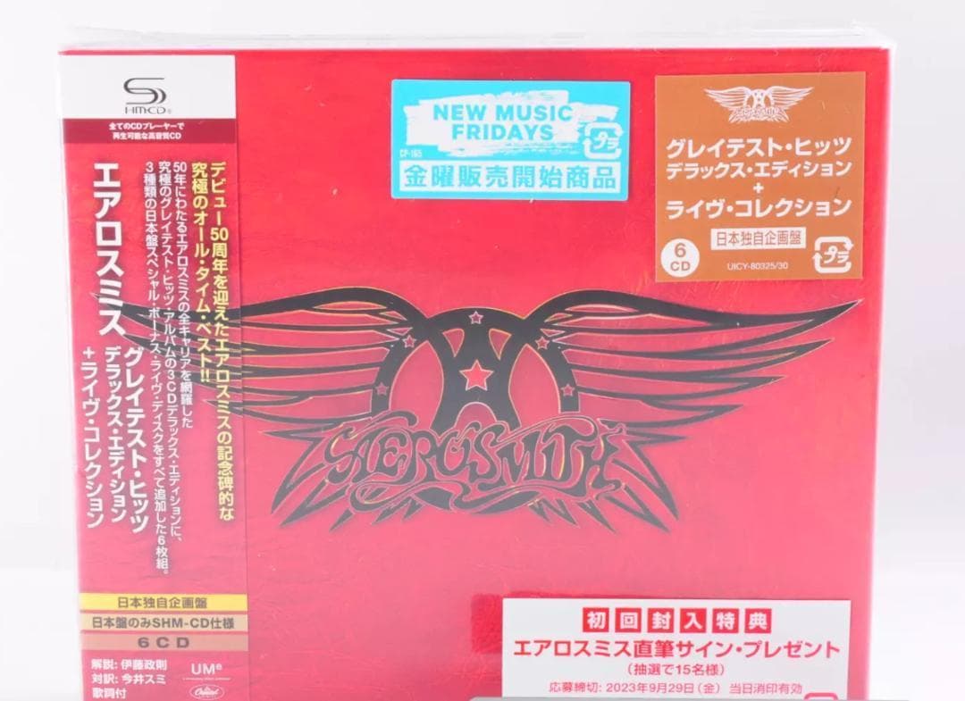 エアロスミス グレイテスト ヒッツ 6CD デラックス +ライヴコレクション