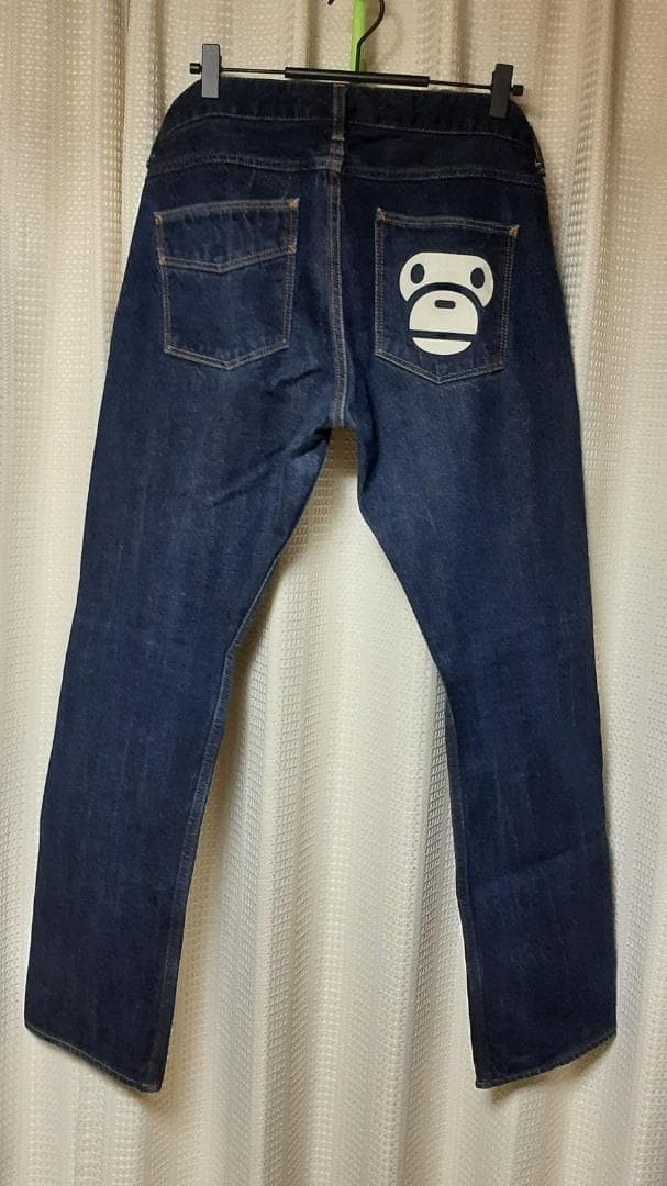 A BATHING APE ストレートデニム