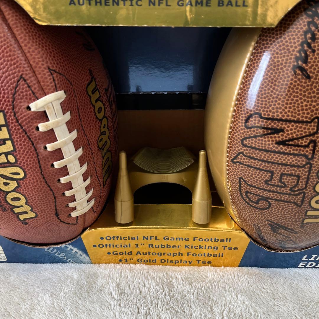 ウィルソン　NFL アメリカンフットボール　2個セット　インテリア　ボール