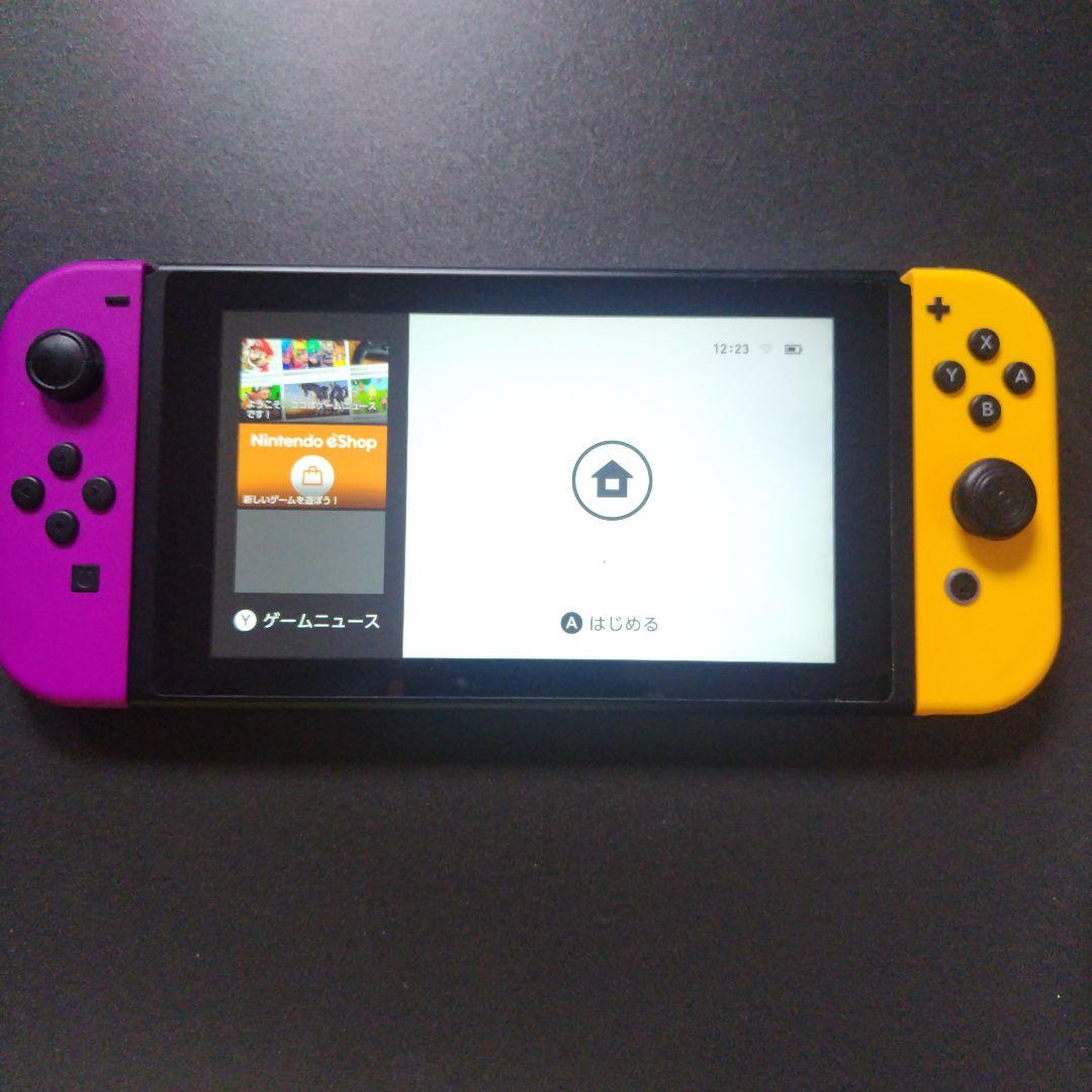 任天堂Switch　本体　動作確認済み美品 箱、ケース、予備リモコン付き