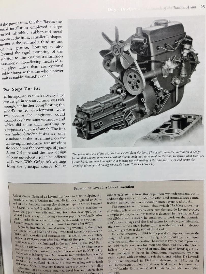 洋書 CITROEN TRACTION AVANT