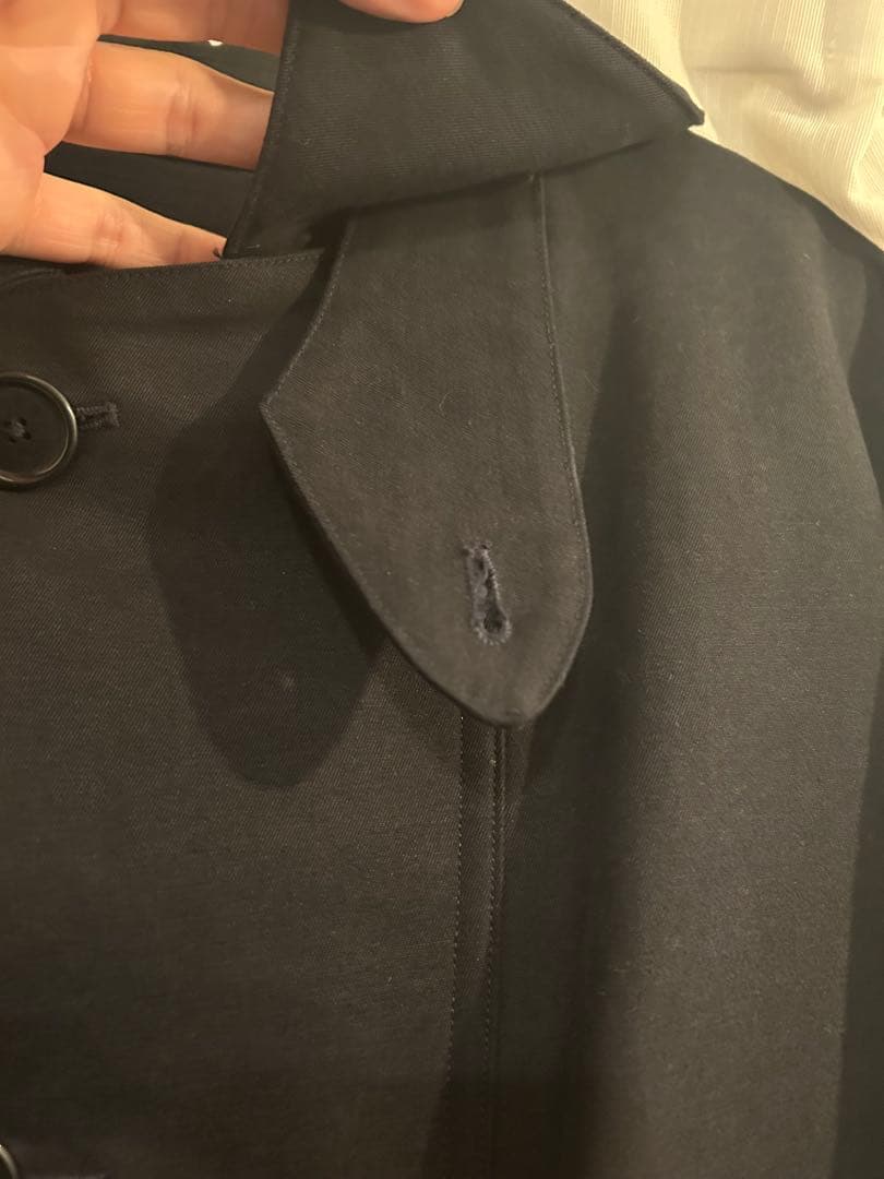 アプレッセ a.presse Motorcycle Half Coat navy