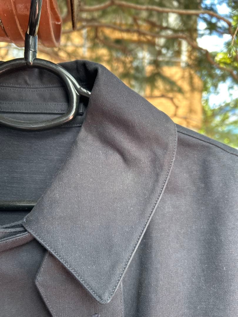 アプレッセ a.presse Motorcycle Half Coat navy