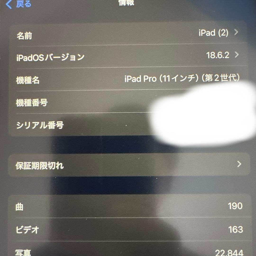 Apple iPad pro第二世代