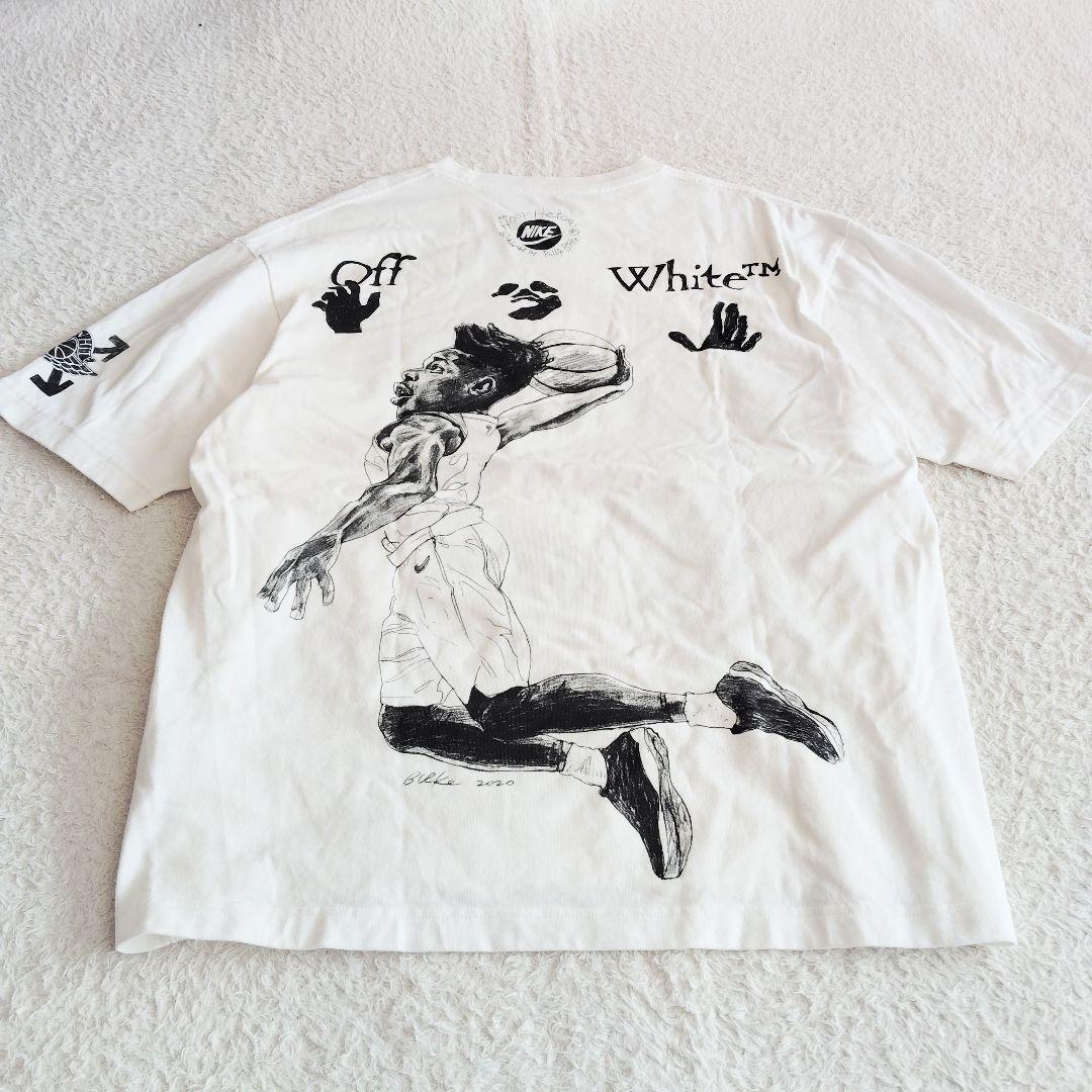 極美品　ナイキ　Off-White 　ジョーダン　Tシャツ　Ｌ