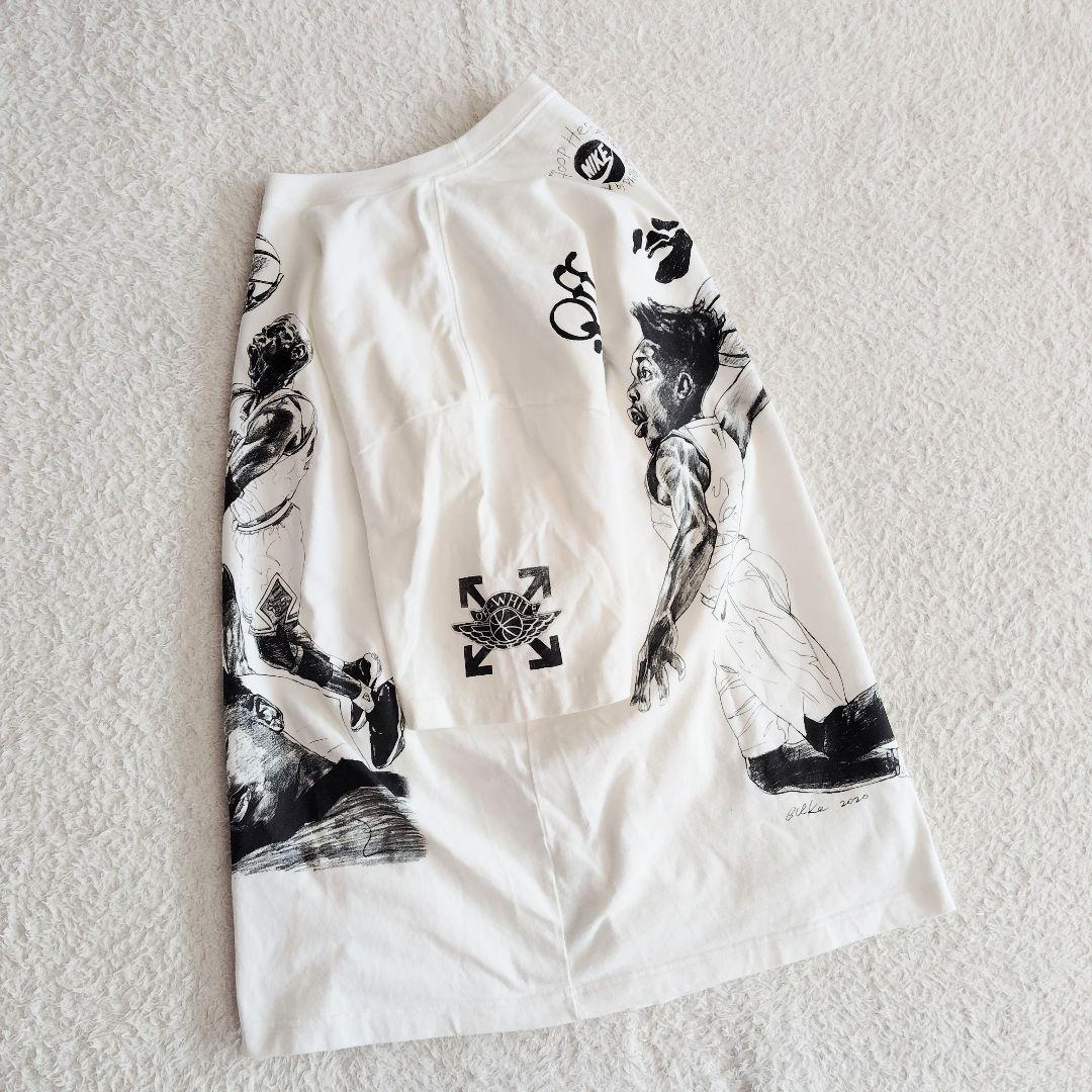 極美品　ナイキ　Off-White 　ジョーダン　Tシャツ　Ｌ