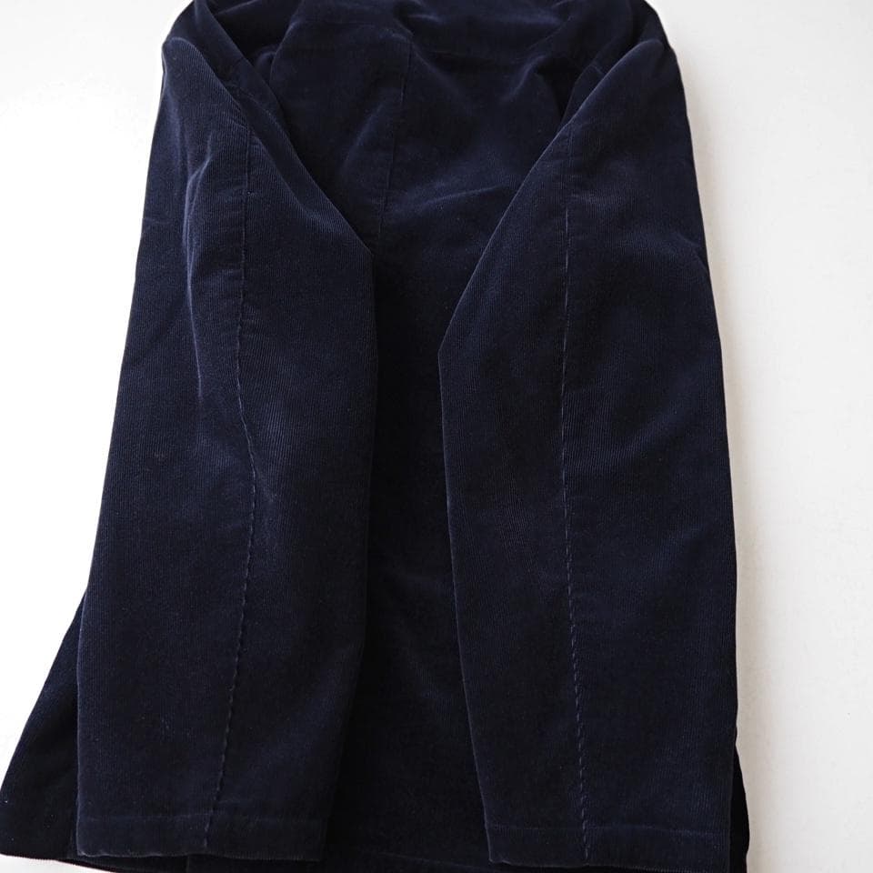 Papas パパス コーデュロイ カバーオール 52 LL ネイビー