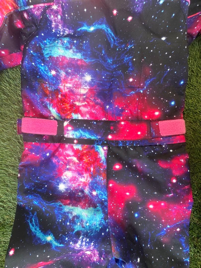 BLMG BlueMagic　スノーウェア　宇宙柄　つなぎ 140