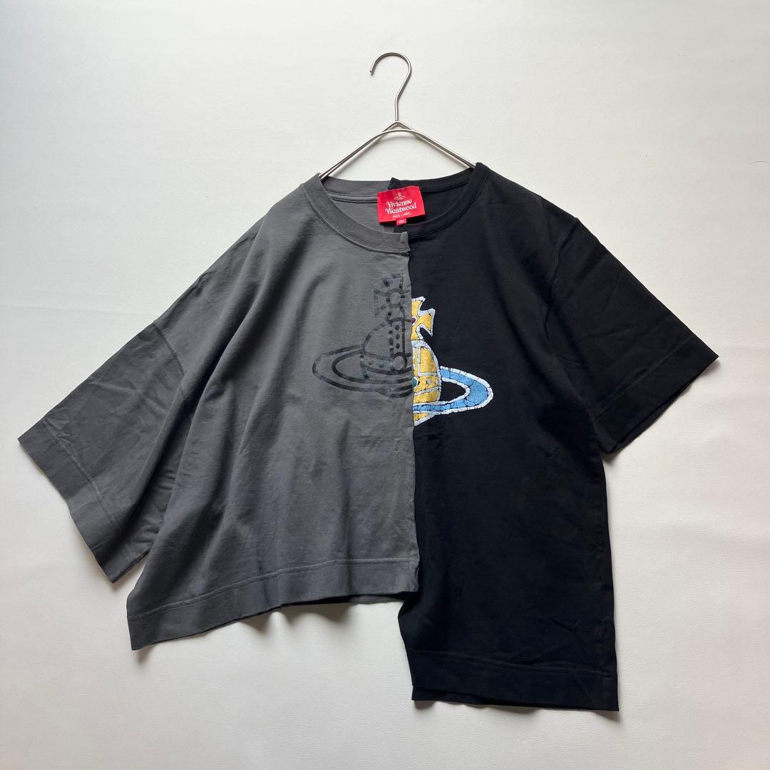 ヴィヴィアンウエストウッド アシンメトリー　オーブ Tシャツ半袖カットソー 00