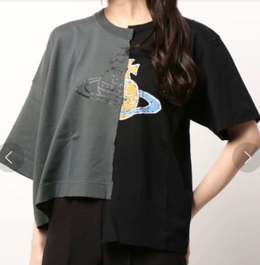 ヴィヴィアンウエストウッド アシンメトリー　オーブ Tシャツ半袖カットソー 00