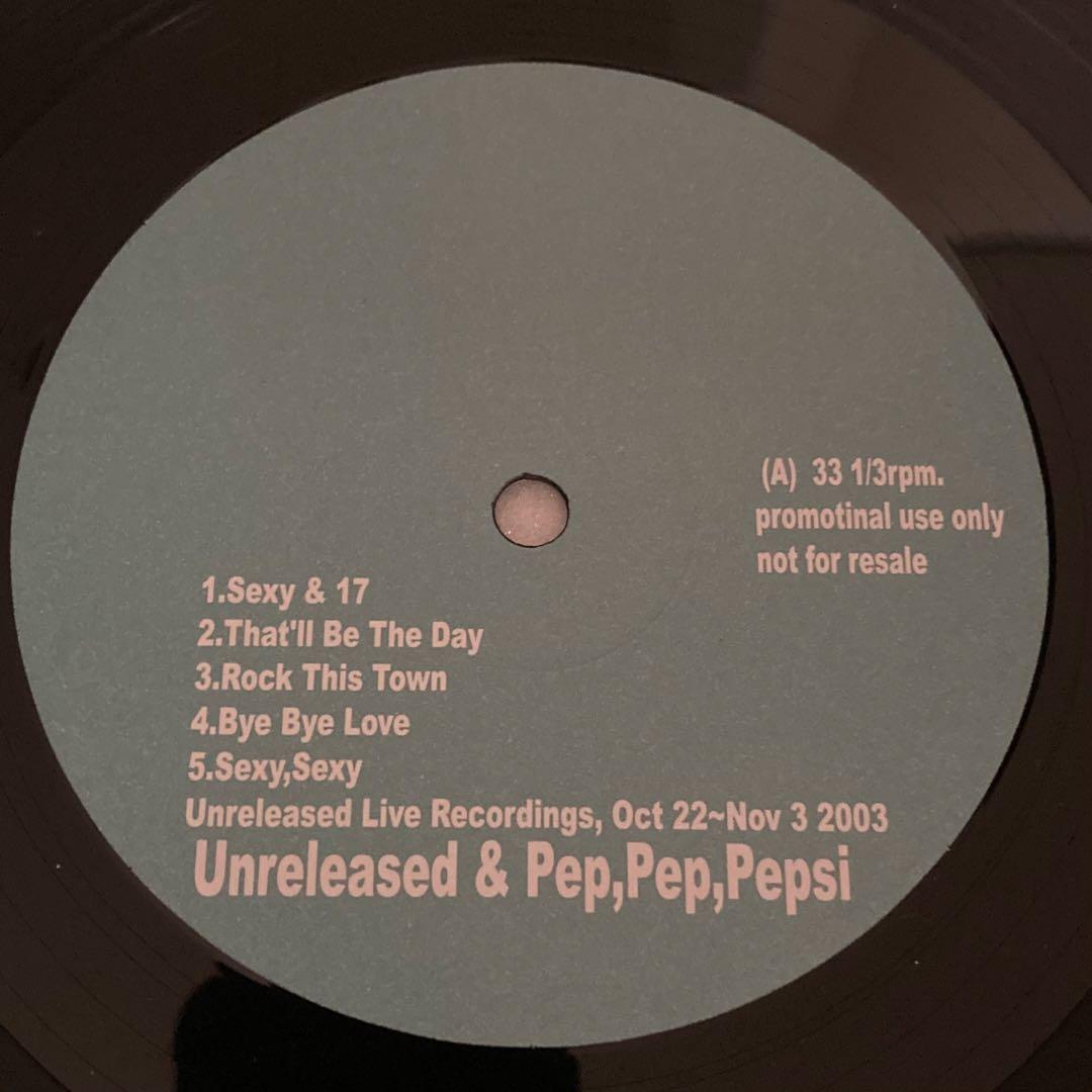 洋楽 BRIAN SETZER/ Unreleased &Pep,Pep,Pepsi