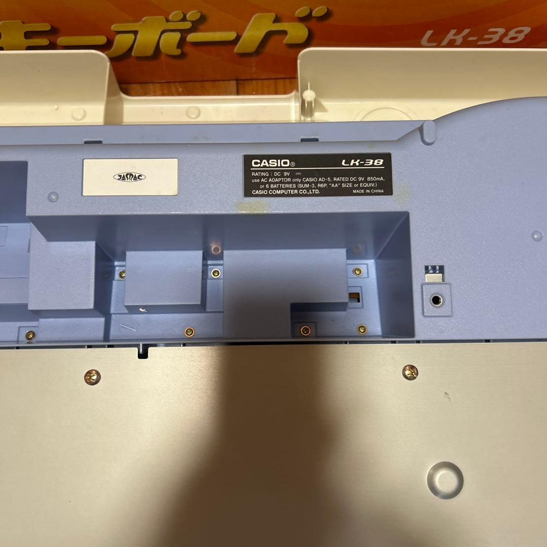 CASIO LK-38 光ナビゲーションキーボードLUCE ルーチェ 電子ピアノ