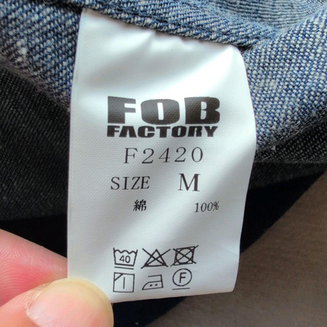 や*）様 FOB ファクトリー デニム素材 モッズコート Mサイズ F2420