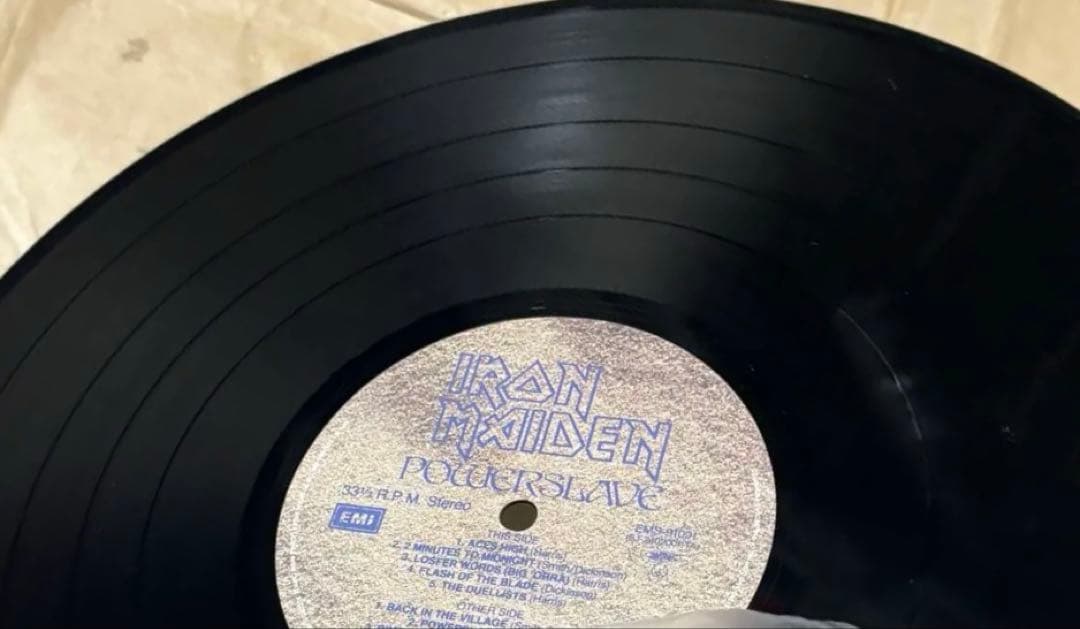 Iron Maiden – Powerslave・1984 Japan LP