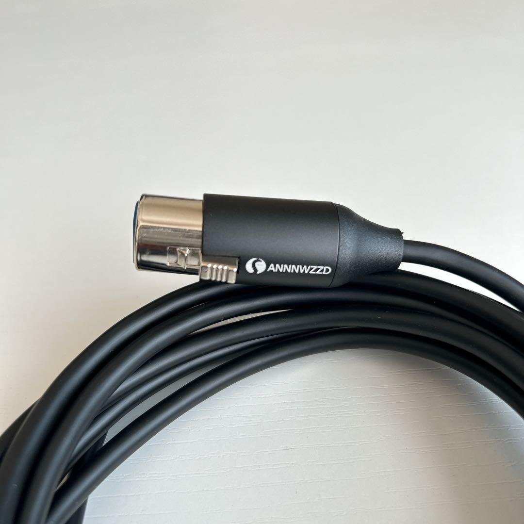 ANNNWZZD XLR-1/4 TRS-XLRケーブル 3m 2本セット