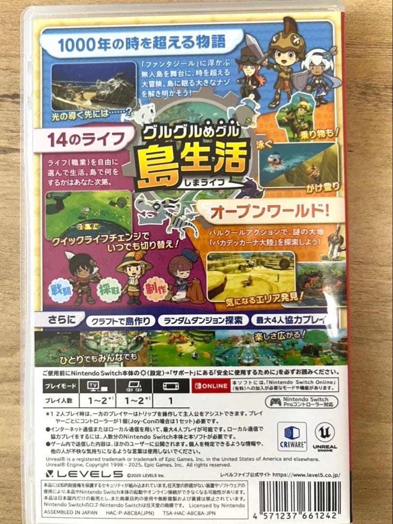 【DLC未使用】FANTASY LIFE i 【Nintendo Switch】