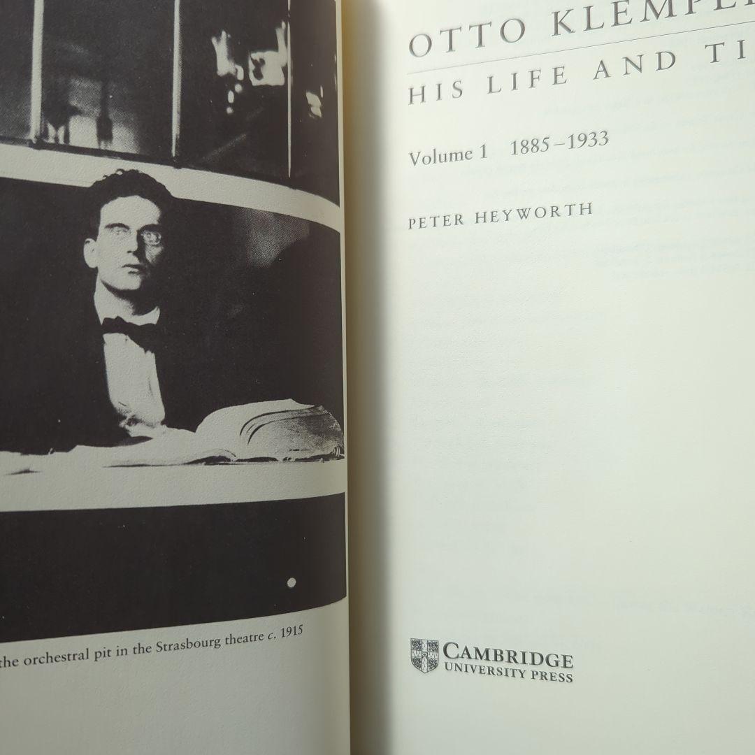 ヘイワース　オットー・クレンペラー　　Vol．1.2 セット　函付き　洋書