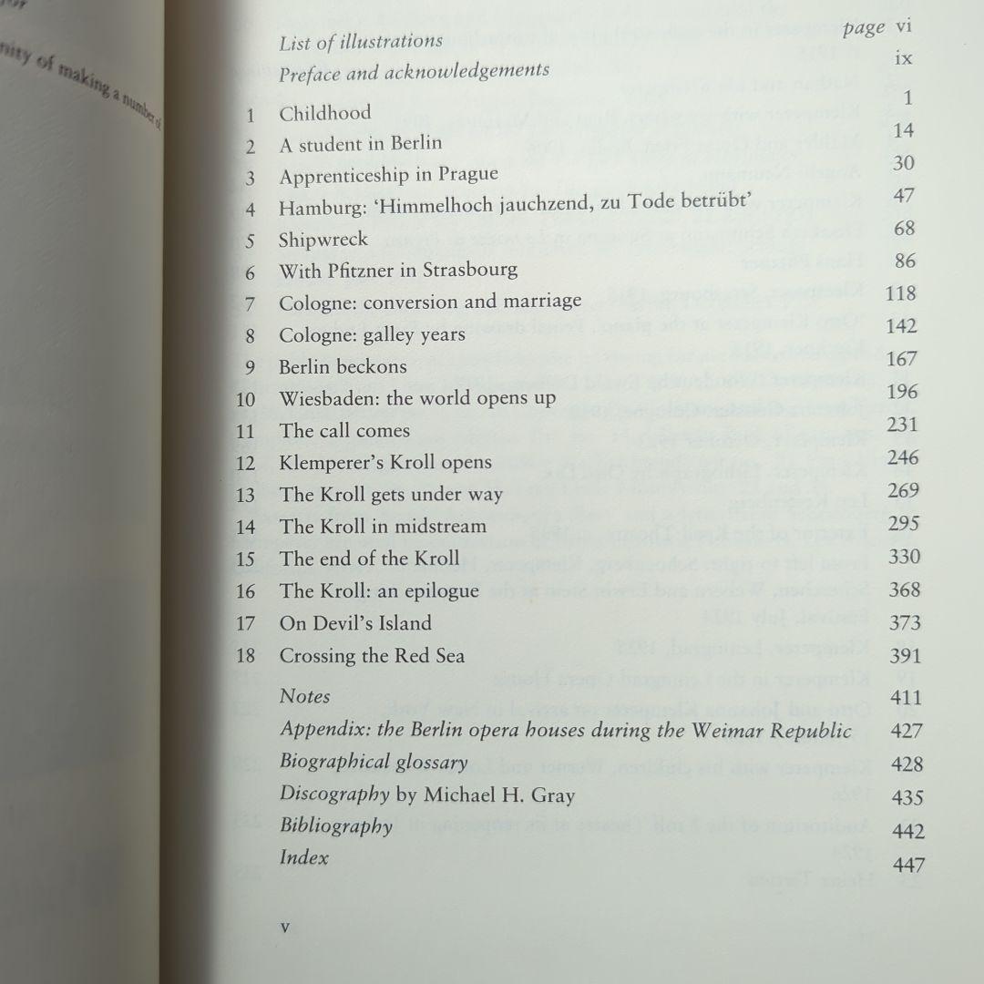 ヘイワース　オットー・クレンペラー　　Vol．1.2 セット　函付き　洋書