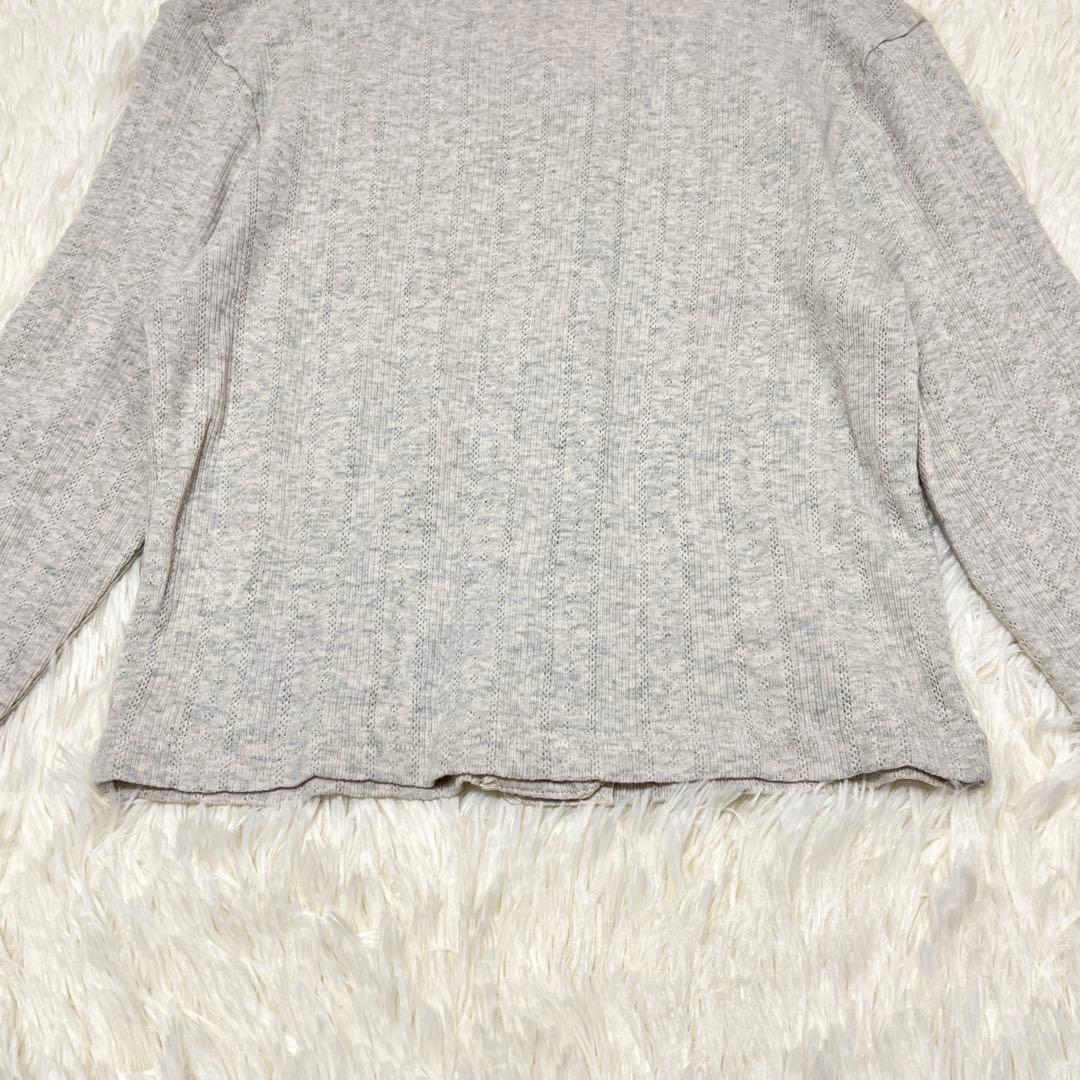 ✨極美品✨ SEA シー EYELET RIBBED CARDIGAN