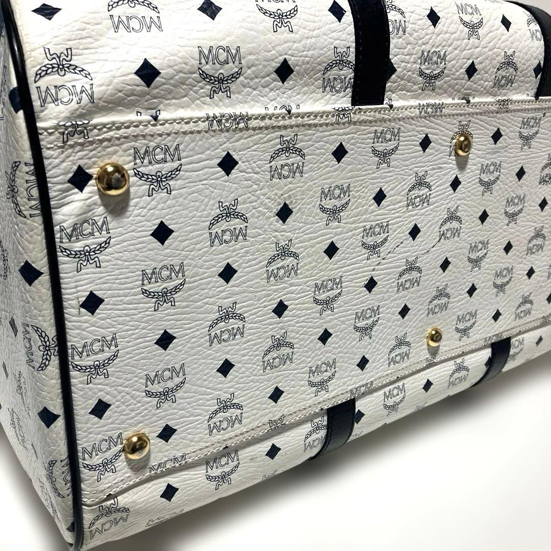 MCM エムシーエム ヴィセトス 総柄 大容量 ボストンバッグ