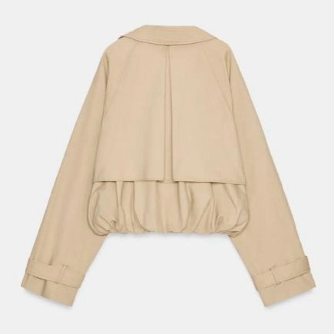 【新品未使用】ZARA バルーントレンチMサイズ